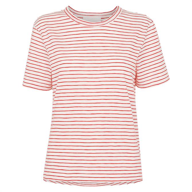 Whistles Emily Red And White Ultimate T Shirt